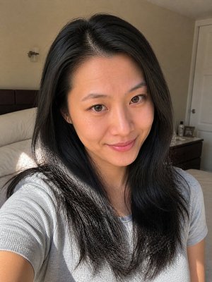 After — hair restored